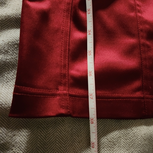 NWT David Meister Red Bodycon Cocktail Dress Size 12 - Picture 9 of 9